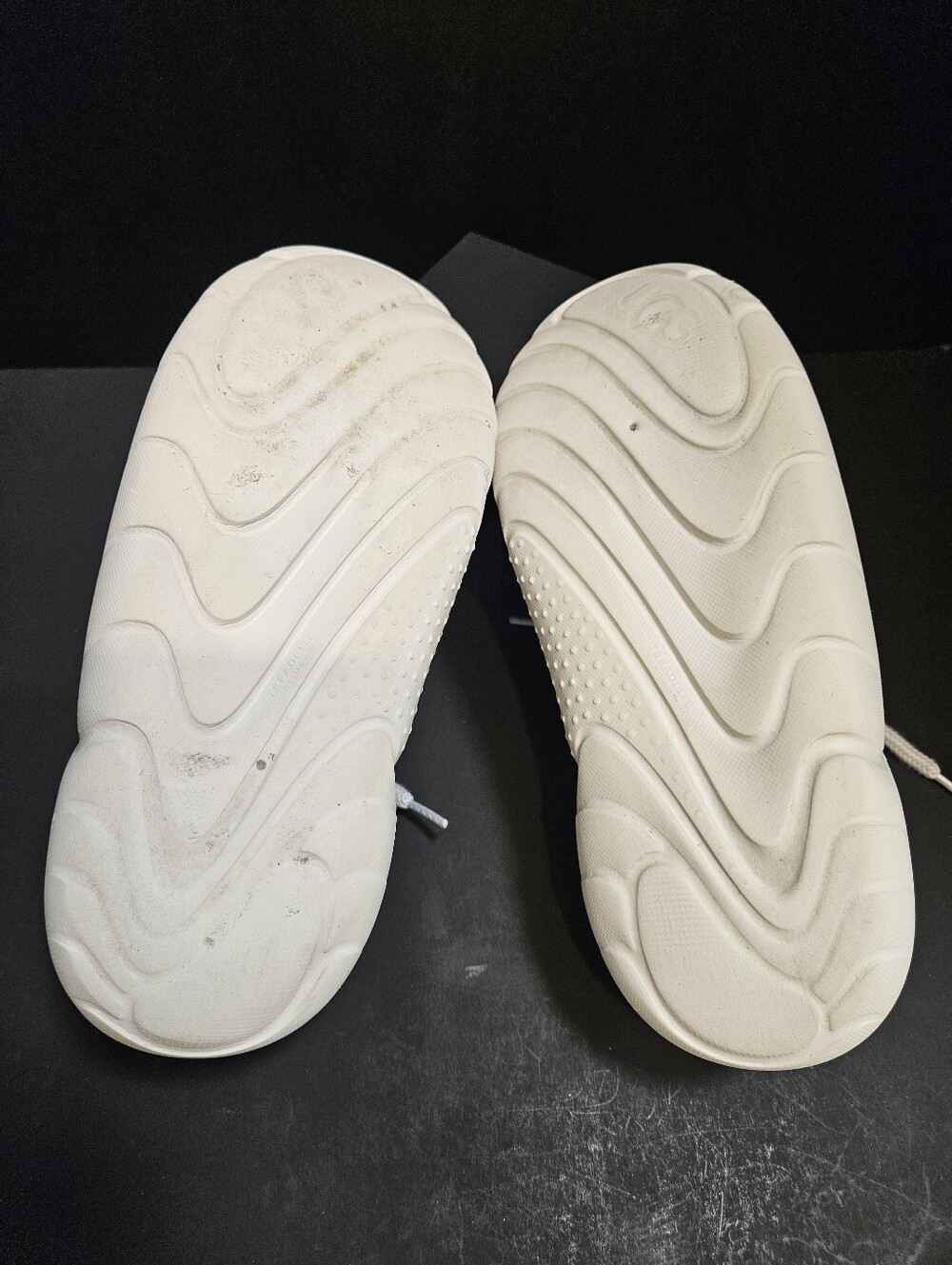 UGG LA Cloud Lace Sneakers Women's Lightweight Platform Shoes White Grey Sz 7 - Picture 11 of 17